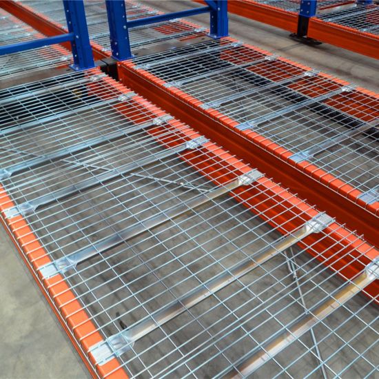 Galvanized Steel Welded Mesh Decking Manufacturer Pallet Rack High Load Bearing Capacity Multi Support Bar Design Safety Welding