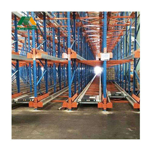 Automated Radio Shuttle Q235B Steel Rack System Warehouse Stacking Rack Heavy Duty Colorful Pallet Rack
