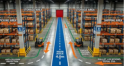 Integrated warehouse layout planning and automation