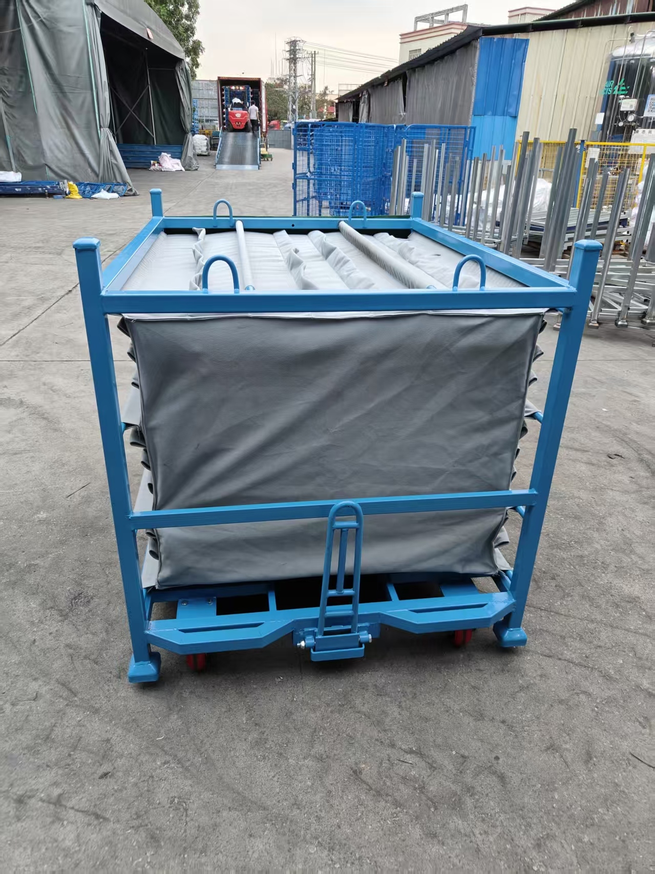 Industrial Automotive Components Logistics Storage Reinforced Durable Automotive Parts Turnover Storage Rack
