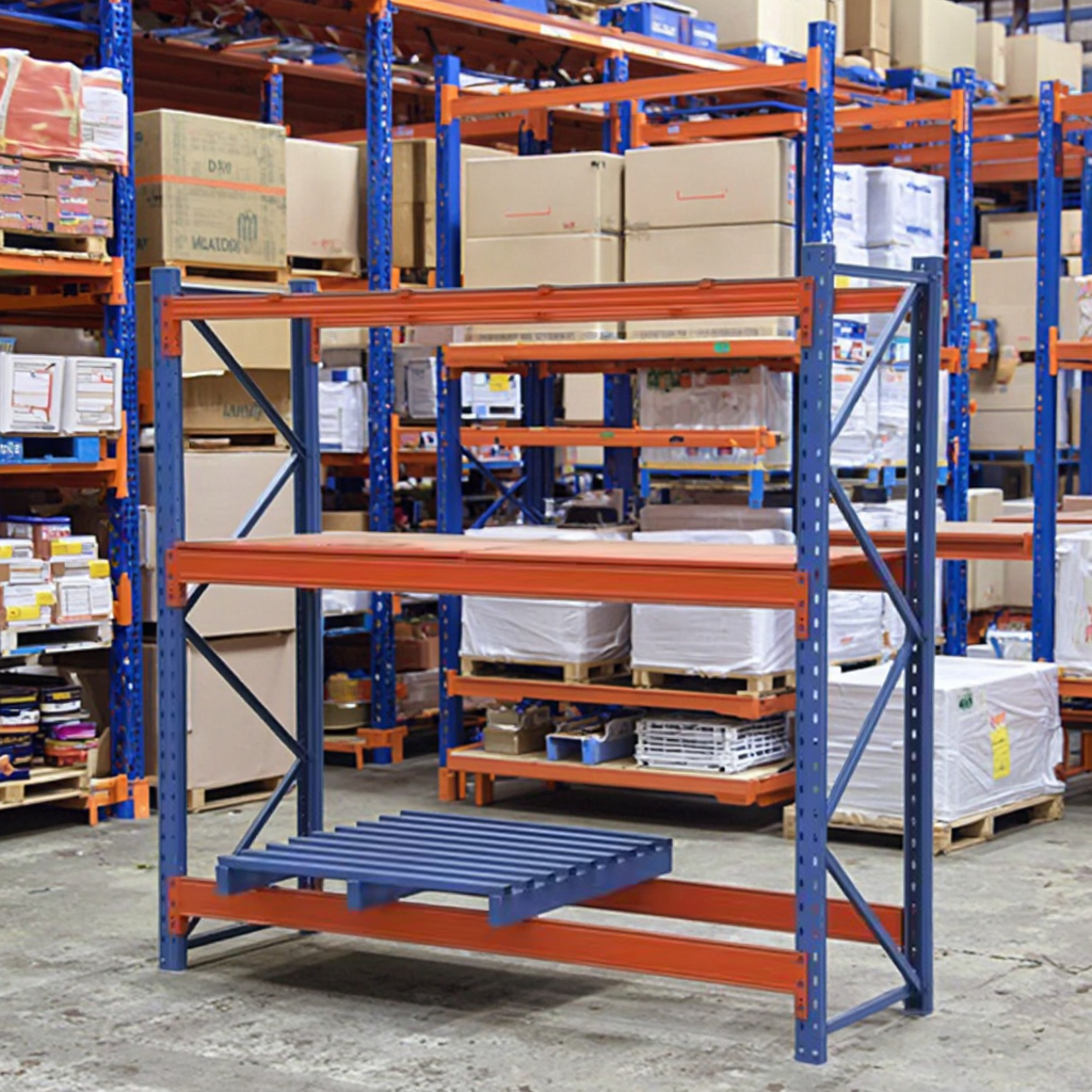 Freestanding Industrial Warehouse Racking Unit Durable Corrosion Resistant Space-Saving Heavy Duty Steel Rack
