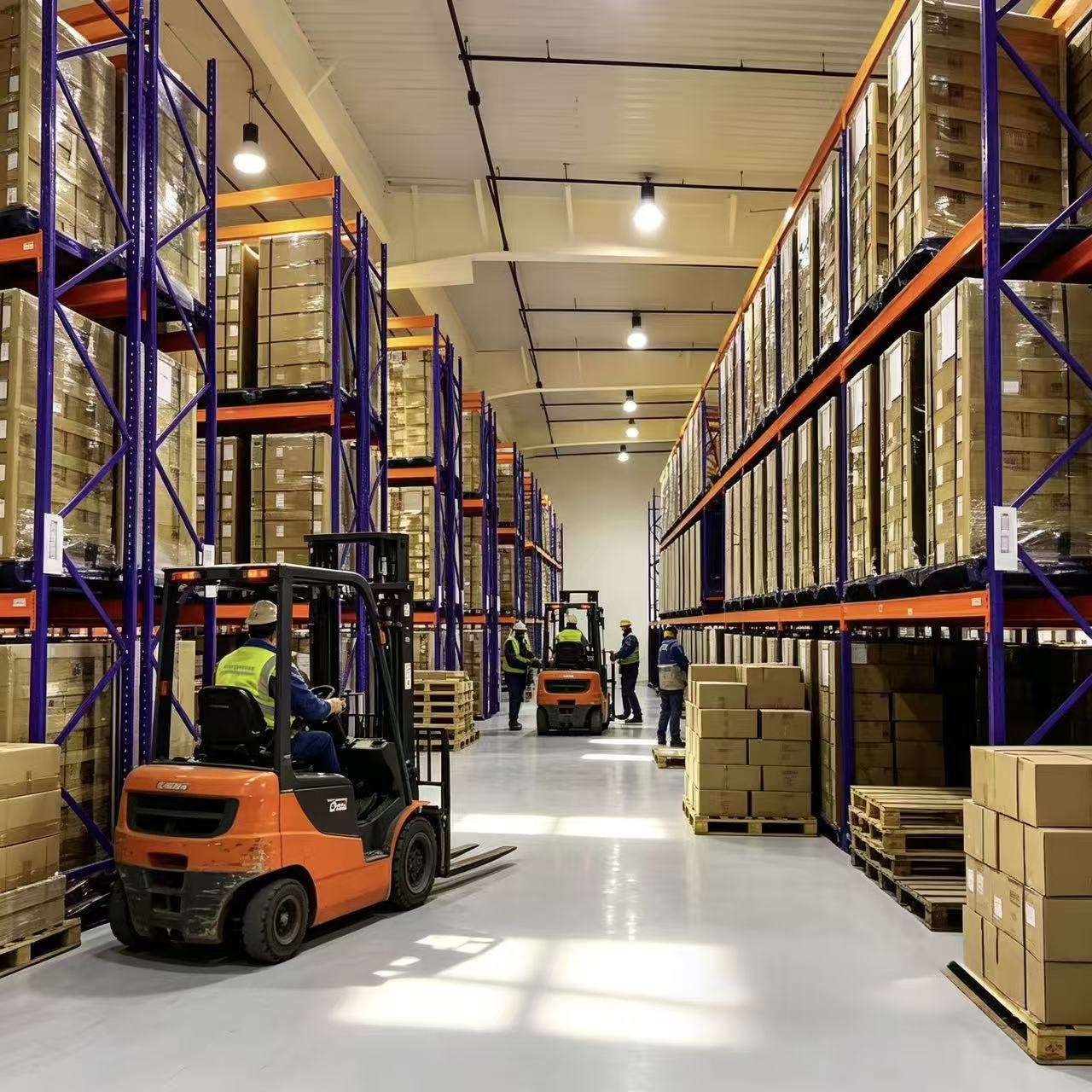 Drive-in Racking System High Density Warehouse Storage Rack Custom Industrial Heavy Duty Metal Adjustable Pallet Rack