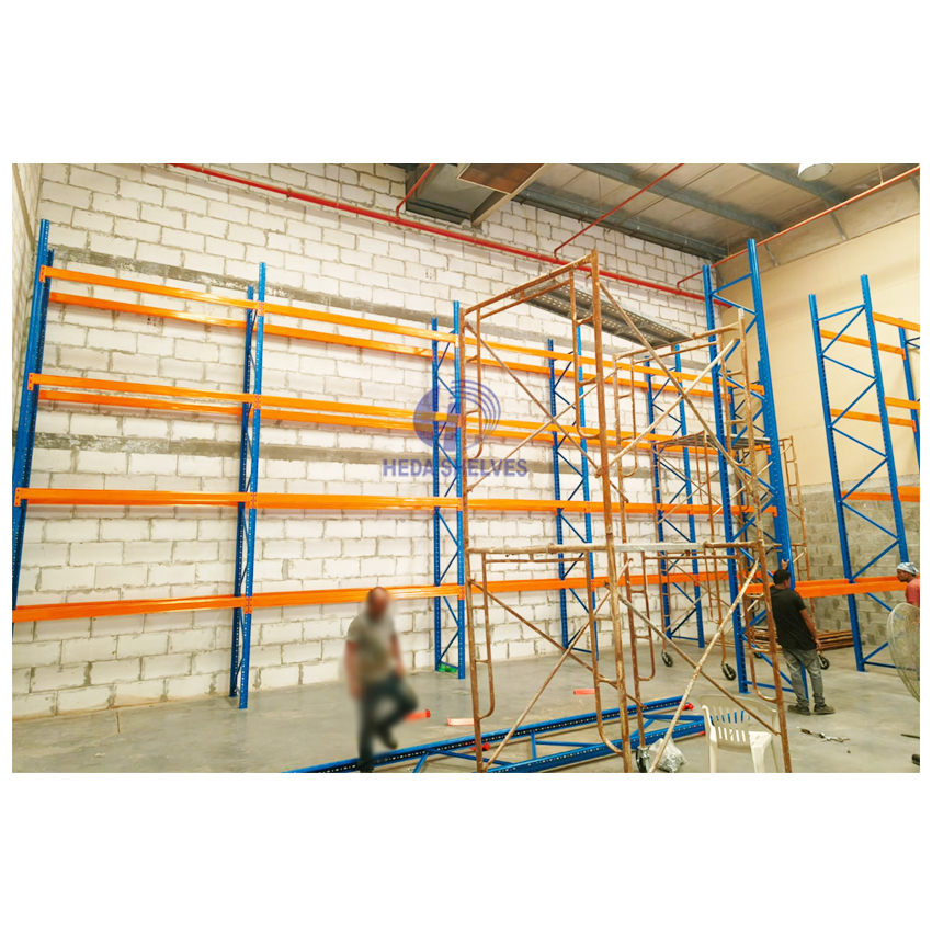 Double Deep Pallet Rack Heavy Duty Pallet Storage Racking 1000kg/2000kg/3000kg Per Layer Construction Warehouse Storage