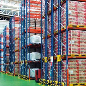 Heavy Duty Double Deep Steel Pallet Racking System with Corrosion Protection Adjustable Beam Industrial Warehouse Storage Racks