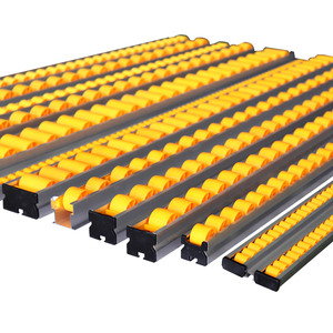 Gravity Flow Rail Roller Track PE ABS Wheel