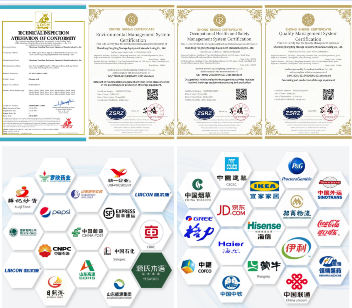 Company Honors and Certifications