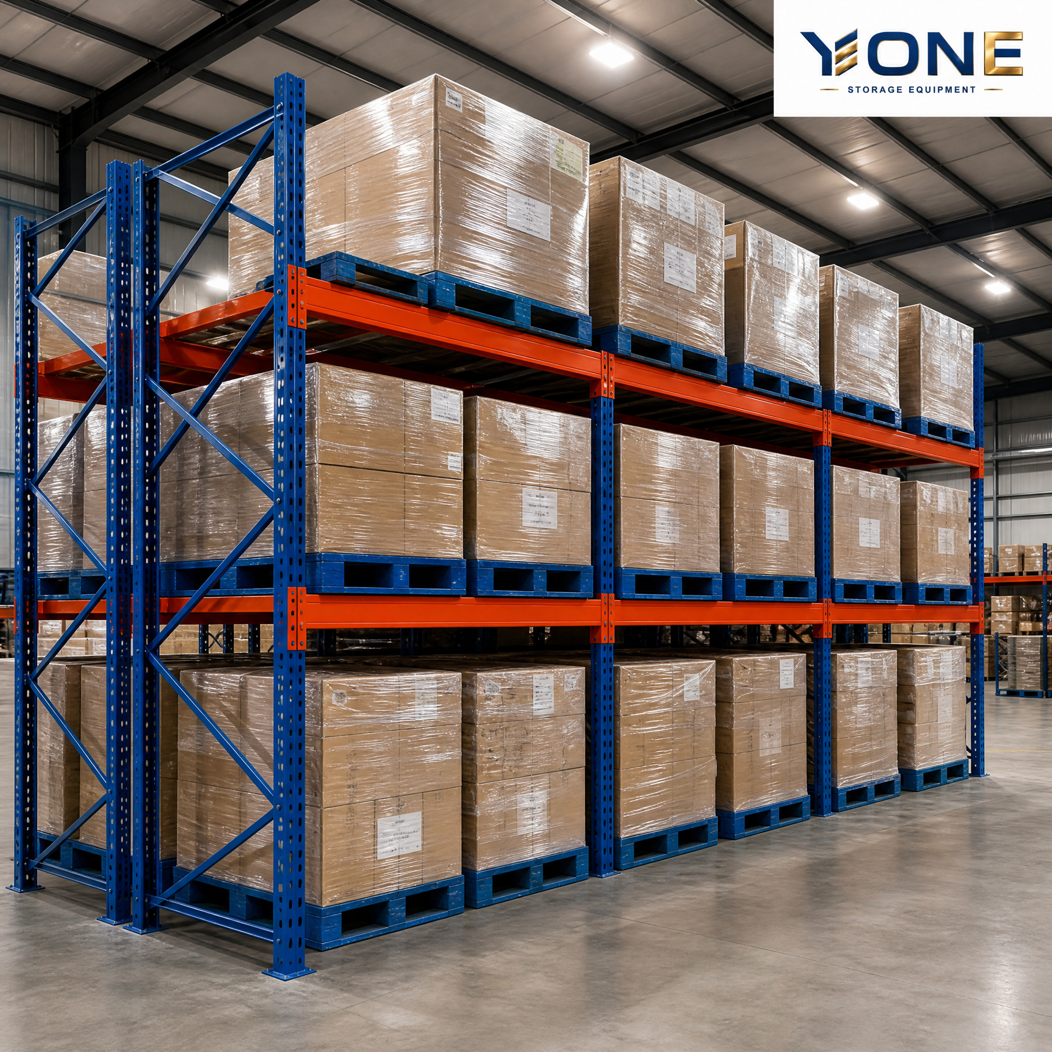 Warehouse Storage Rack Adjustable 90x70x2.0mm Upright with 500h Neutral Salt Spray Tested for Bulk Logistics