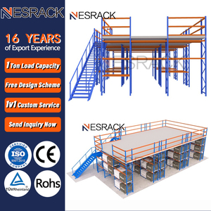 Customizable Nelson Heavy Duty Metal Racking Shelves CE ISO9001 Mezzanine