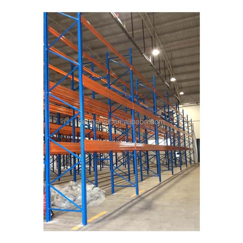 Heavy Duty Steel Selective Pallet Rack Industrial Warehouse Storage Shelving System CE Certified Adjustable Racking Unit