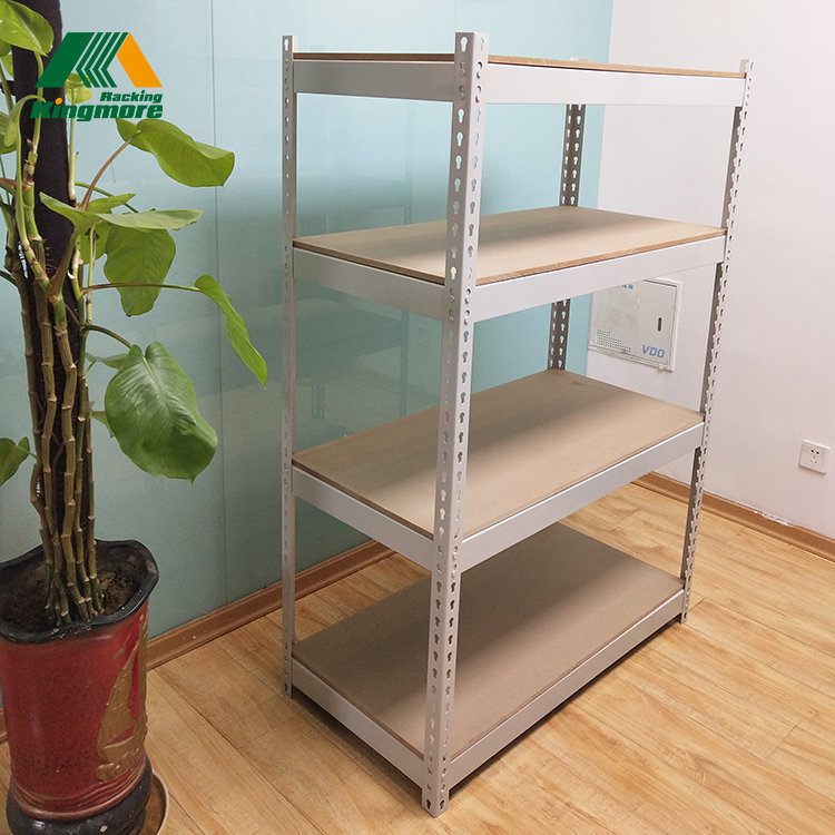 Warehouse Storage Metal Light Duty Slotted Angle Racking Shelf