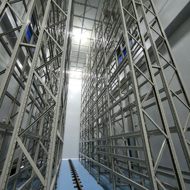 Adjustable Beam Rack System for Palletized Goods Storage Pallet Handling