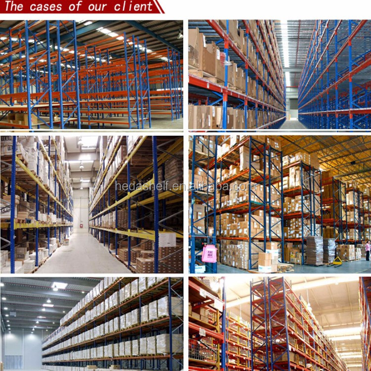 Heavy Duty Steel Selective Pallet Rack Industrial Warehouse Storage Shelving System CE Certified Adjustable Racking Unit