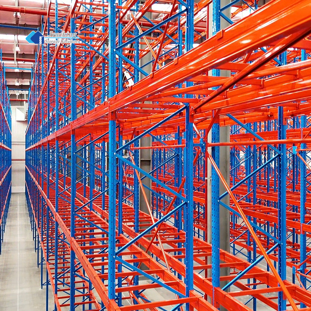 Jracking New EU Standard Vertical Warehouse Industrial Racks Adjustable Heavy-Duty Pallet Racking for Distribution Center
