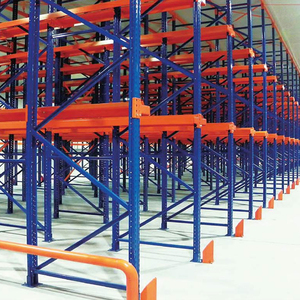 Industrial Drive-In Pallet Racking Durable Metal Storage with Powder Coating