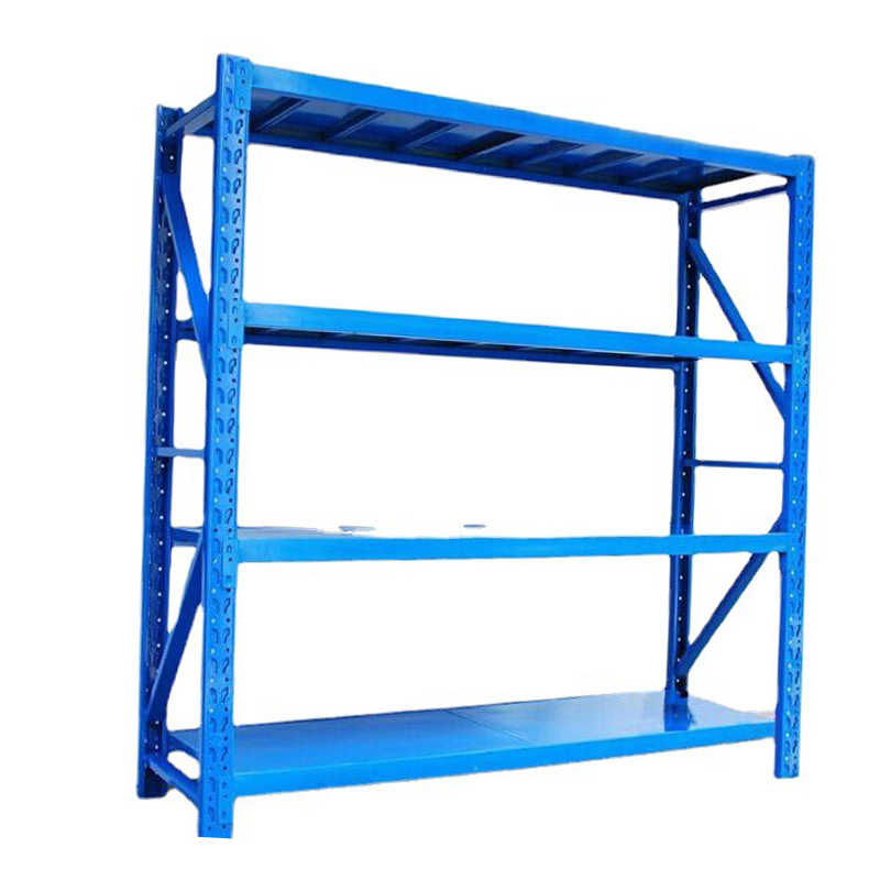 Multi-tier Light Medium Heavy-Duty Warehouse Shelving; Steel Racking Storage Rooms; Thickened Floor-Standing Storage Racks China