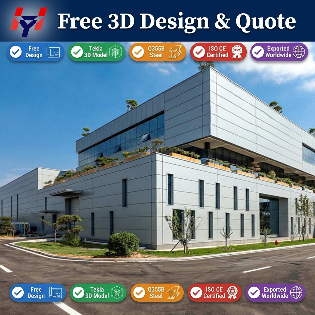 Industrial Steel Warehouse Building Finished Goods Storage Distribution Facility Prefabricated Metal Structure Building