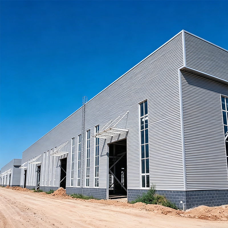 High Bay Racking Warehouse for Delivery Sorting Center and Inventory Storage Depot Steel Structure Factory