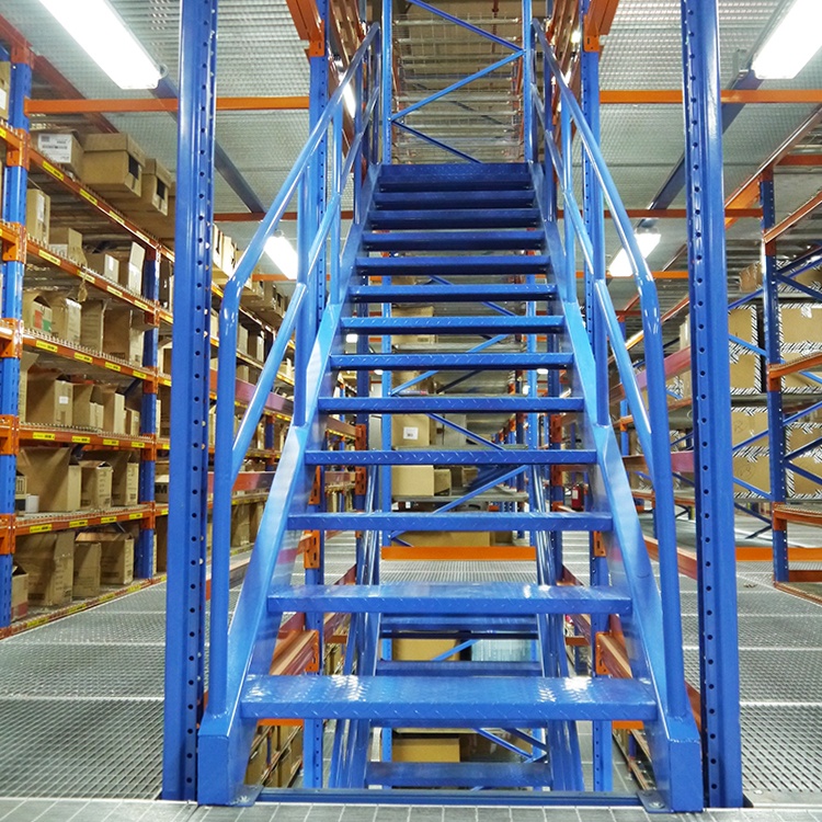 Free Standing Modular Mezzanine Floor Kits Storage Prefabricated Steel Frame Warehouse Powder Coating Racks Warehouse Rack Type