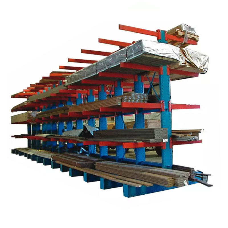 Cantilever Storage Rack Heavy Duty Single Sided H Steel Factory Cantilever Racking for Warehouse