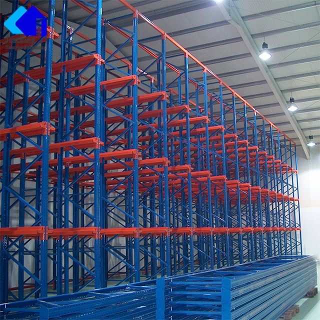 High Density Customized Drive-In Racking System Steel Pallet Warehouse Racking For Cold Room Storage Cargo &amp; Storage Equipment