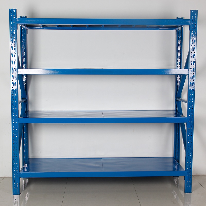 Factory Steel Durable Multi-Level Storage Shelving 300KG Capacity Per Layer Stackable Boltless Powder Coated Heavy Duty