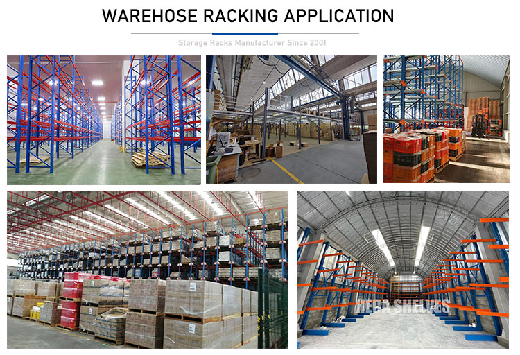 Factory Storage Shelves Garage 4 Layer Long Span Rack System Shelving Medium Duty Longspan Shelving