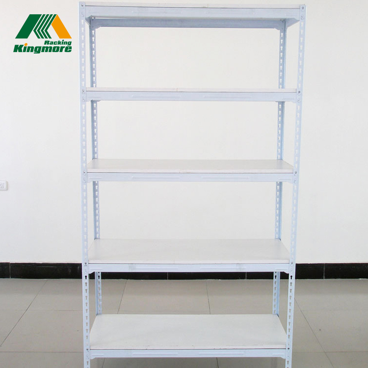 Warehouse Storage Metal Light Duty Slotted Angle Racking Shelf