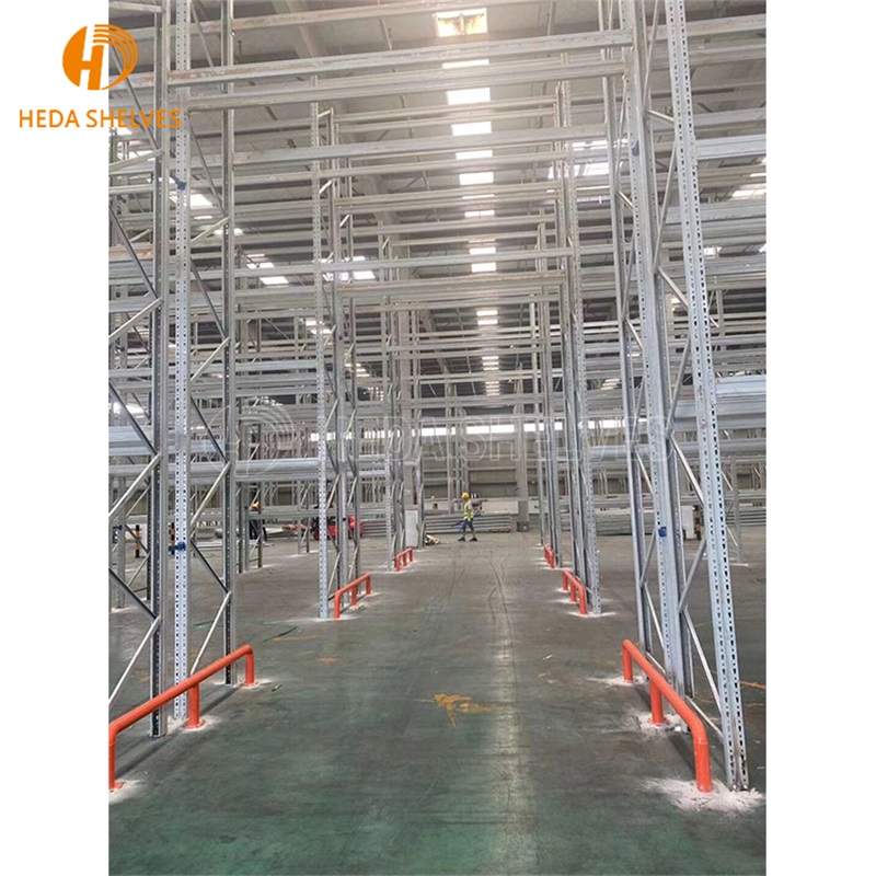 Industrial Warehouse Pallet Rack System Warehouse Racking Beam Teardrop Uprights Size Storage Customize Capacity Warehouse Rack