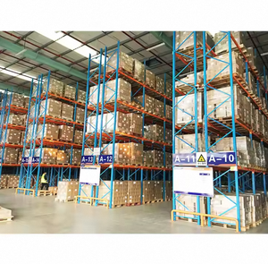 China's Durable Double Deep Pallet Rack Anti-Rust VNA Adjustable Metal Warehouse Racking