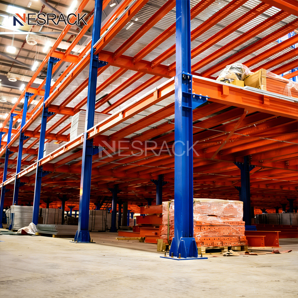 Customizable Nelson Heavy Duty Metal Racking Shelves Adjustable Layers Anti-Rust Finish Powder Coated CE/ISO9001 Mezzanine