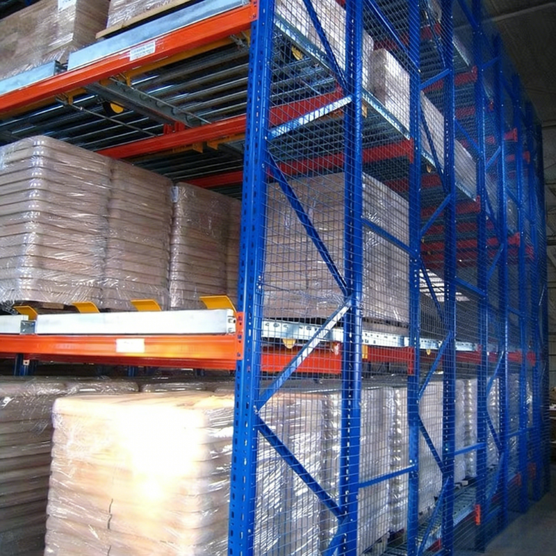 Zhongcang Racking Suppliers Roller Racking System Pallet Storage Warehouse Gravity Flow Rack 500kg Load Capacity Customizable