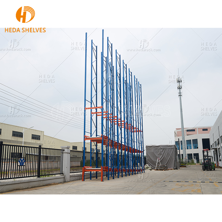 Heavy Duty Steel Roller Dynamic FIFO Gravity Racking System 5-Layer Warehouse Storage With Corrosion Protection