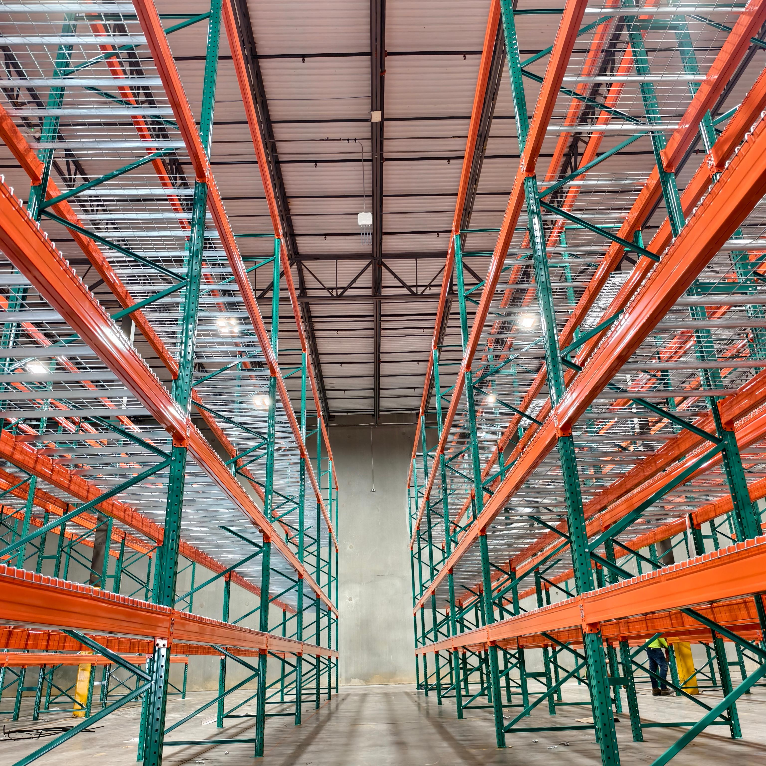 Jracking Heavy Duty Warehouse Shelving Rack Steel Teardrop Pallet Racking System For Distribution Centers