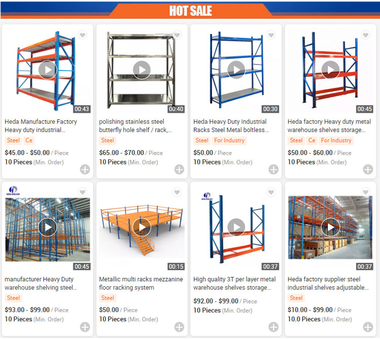 Hot Sale Heavy Duty Shelving Configurations