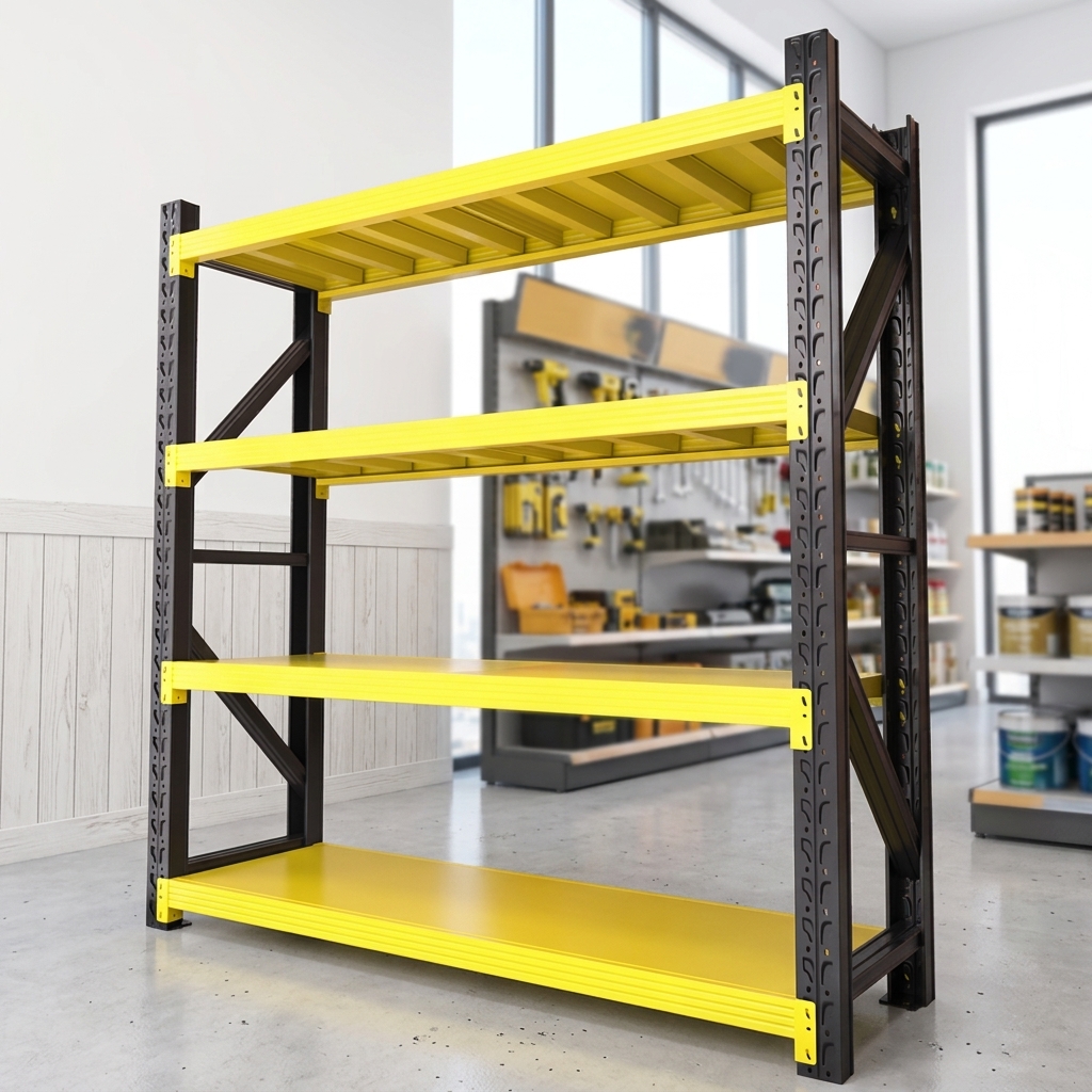Boltless Light Duty Steel Storage Rack Heavy Load Corrosion Protection Warehouse Shelves with Adjustable Layer Height