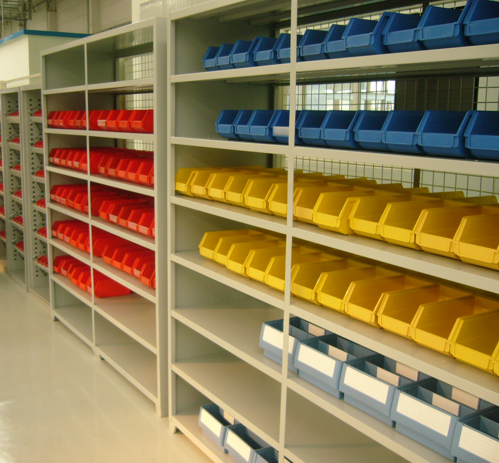 INORDER Semi-Open Stacking Warehouse Bin Spare Parts Picking Storage Organizer for Hardware Sorting Shelving Wholesale