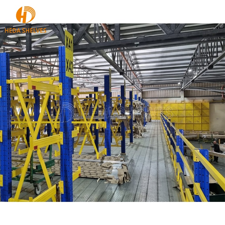 Hedarack Metal Rack Attic Loft Garret Working Mezzanine For Rack Shelves Shelf Racking
