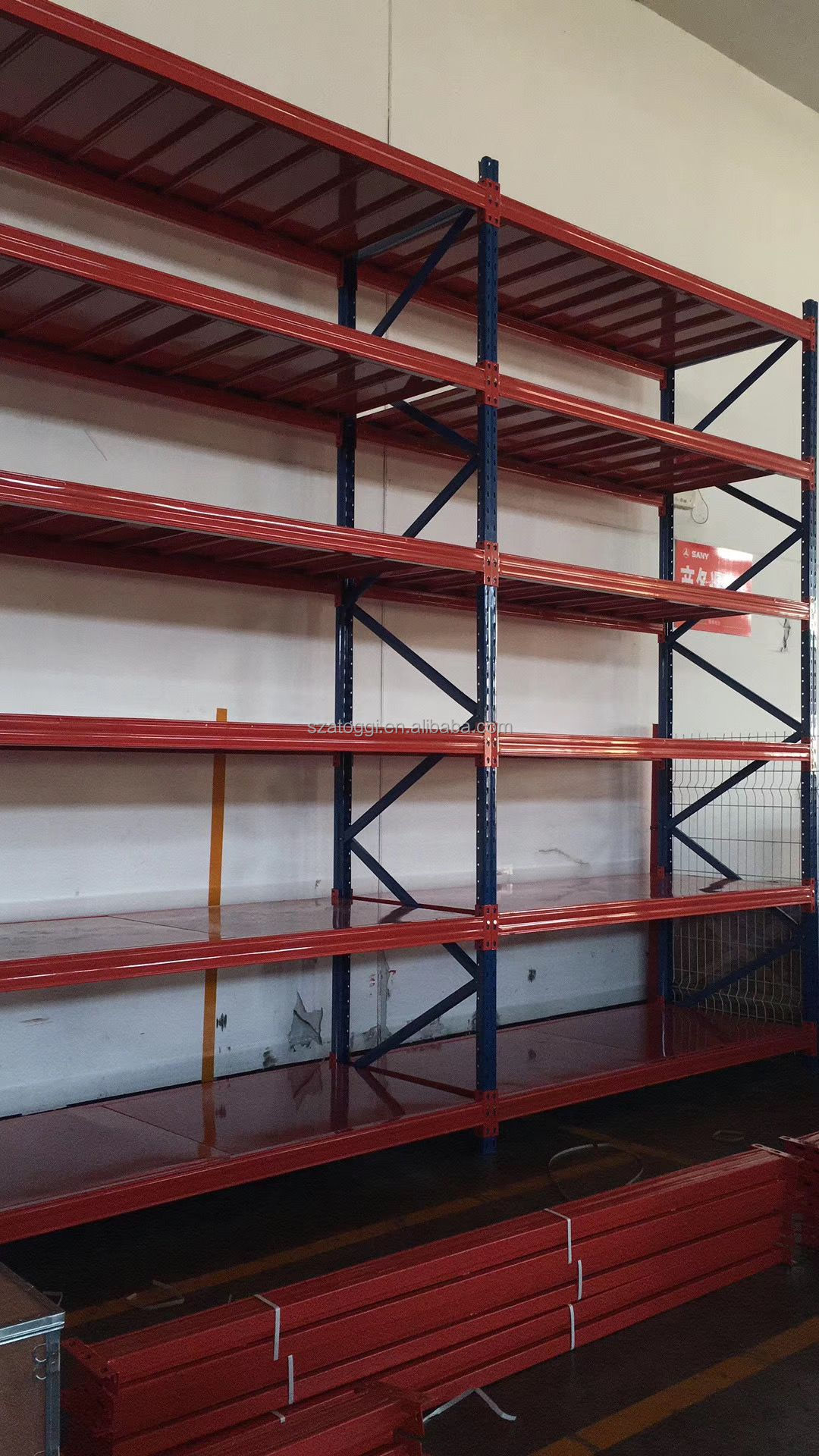 Heavy Duty Wide Span Pallet Rack, Industrial Warehouse Storage Pallet Racking for Bulk Goods Storage