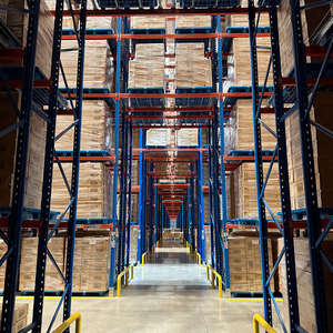 Jracking Warehouse Heavy Duty Steel EU Blue and Orange Selective Pallet Racking Shelving System