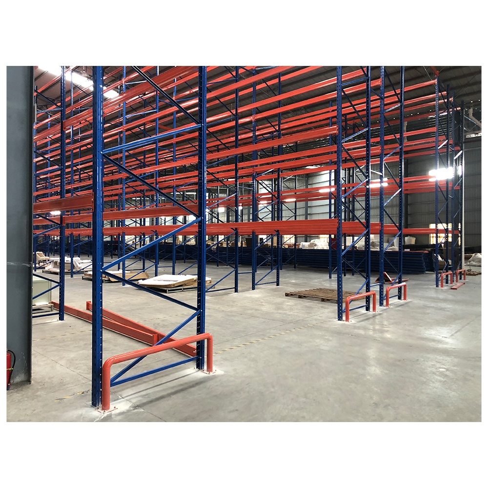 Customized Mobile Van Double Deep Racking System Rack Wide Aisle Density High Bay Pallet Metal Warehouse Racking