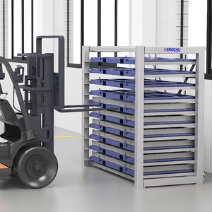 Forklift Rack Heavy Duty Steel Pallet Rack for Warehouse Storage, Industrial Forklift Pallet Racking System with Safety Lock