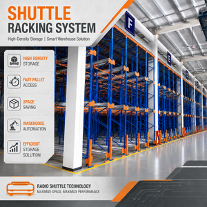 Heavy Duty Radio Shuttle Pallet Racking System