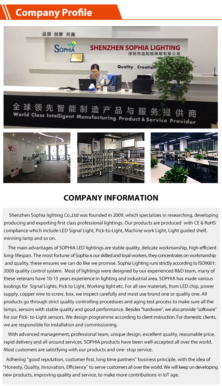 Sophia 6 Digit Display Pick to Light Picking Tag Electronic Tag T-P6 for Warehouse Rack