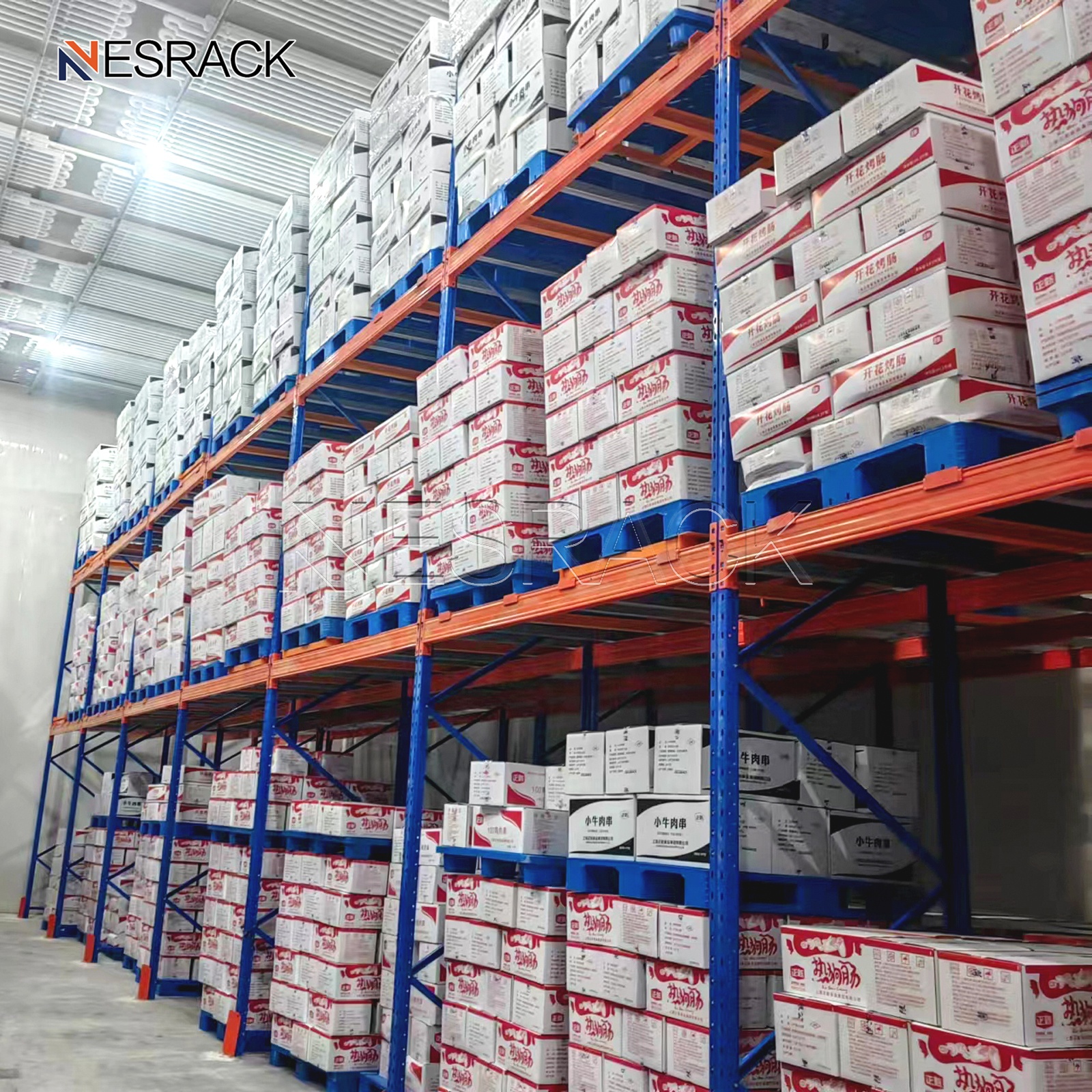 Heavy Duty Steel Pallet Rack Shelving For Euro Pallets Load Capacity 1000/2000/3000 KG Foldable Warehouse Storage Racks