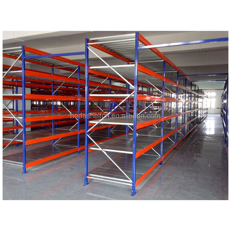 Factory Storage Shelves Garage 4 Layer Long Span Rack System Shelving Medium Duty Longspan Shelving