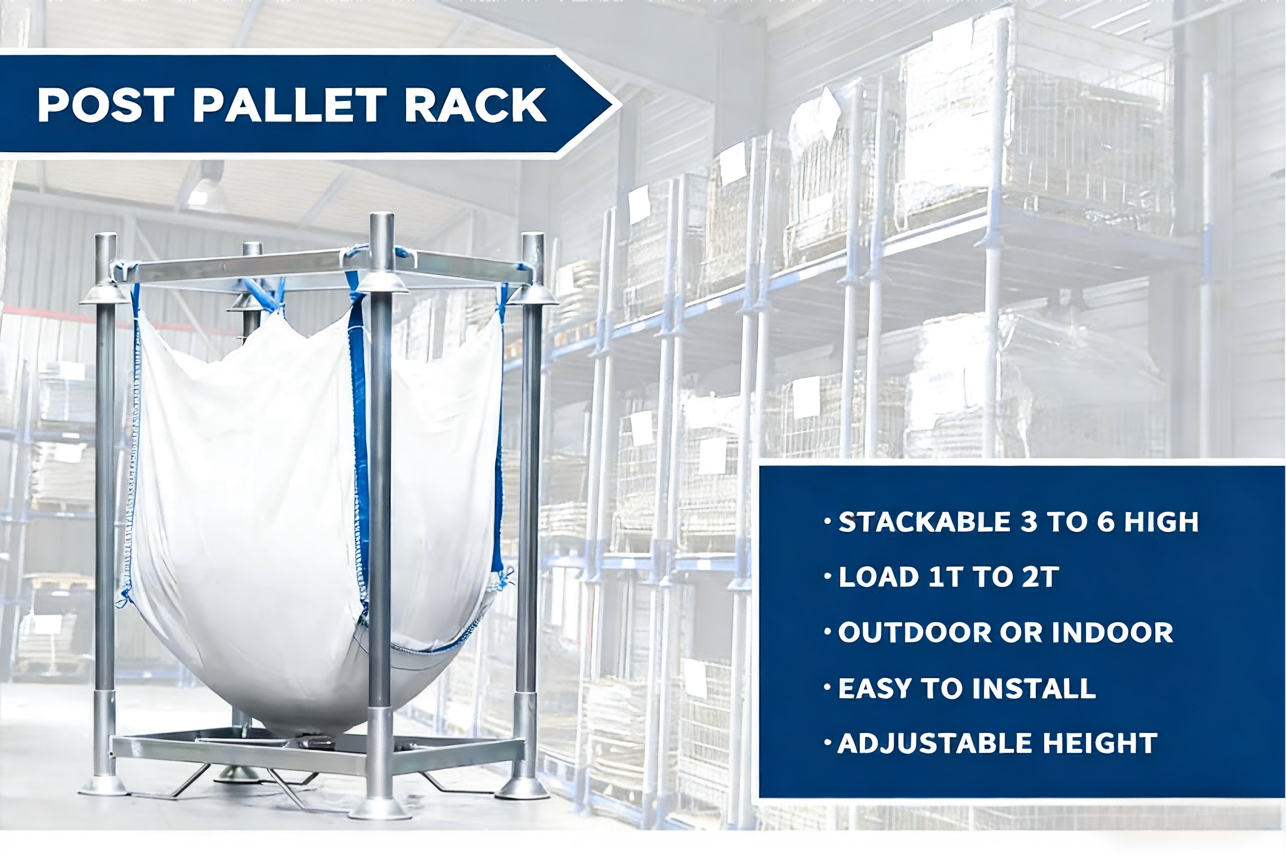 Metal Pallet Rack Display