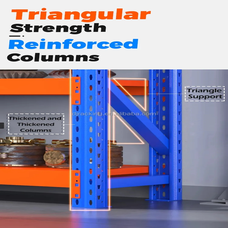 High-Ampacity Durable Metal Racks/Shelves Adjustable Multi-Function Long Span Efficient Storage Organization 5 Layer Steel