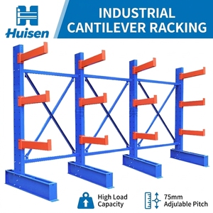 Warehouse Metal Pipe Racking Modular Upright Column Setup for Long Material Storage Anti-corrosion Powder Coated