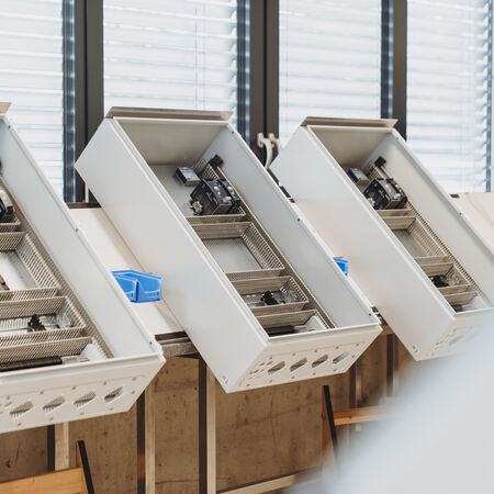 Industrial control cabinet according to technical customer specifications