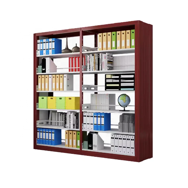 Engineering Bulk Purchasing Heavy Duty Modern Extendable Space Saving Steel Library Shelving Double Face Book Storage Rack